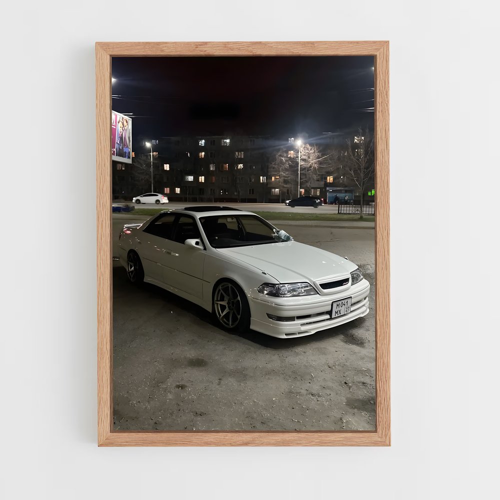 Poster JZX White Dream – affiche Toyota (vue 4)